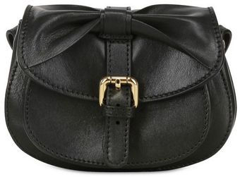 RED Valentino Structured Leather Bow Shoulder Bag - Lyst