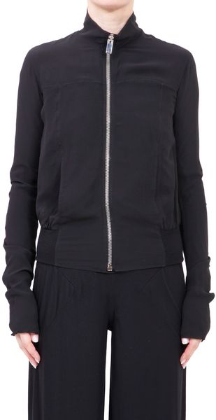 Rick Owens Bubble Bomber in Cotton and Silk - Lyst