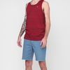 Rvca Crindle Tank in Red for Men (red grease) - Lyst