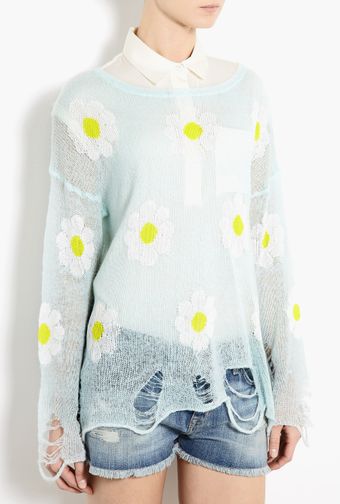 Wildfox Daisy Festival Loose Knit - Lyst