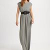 Alice + Olivia Luca Belted Maxi Dress in Gray (grey) - Lyst