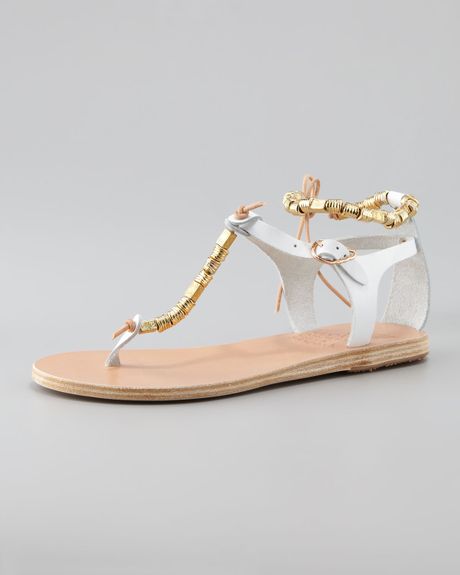 ancient-greek-sandals-white-chrysso-beaded-vachetta-thong-sandal ...