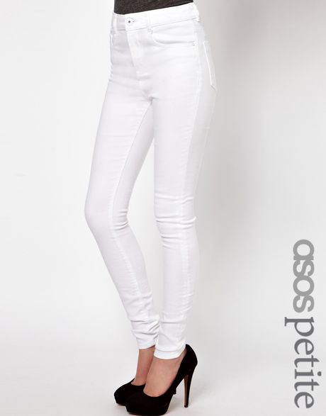 Asos Ridley Skinny Jeans In White in White | Lyst