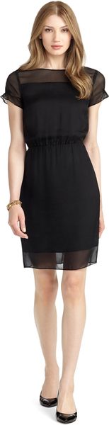 Brooks Brothers Solid Shift Dress - Lyst