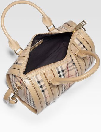 Burberry Alchester Mixedmedia Bowling Bag - Lyst