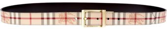 Burberry Reversible Haymarket Check Belt - Lyst