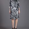 By Malene Birger Loose Fit Print Dress in Black - Lyst