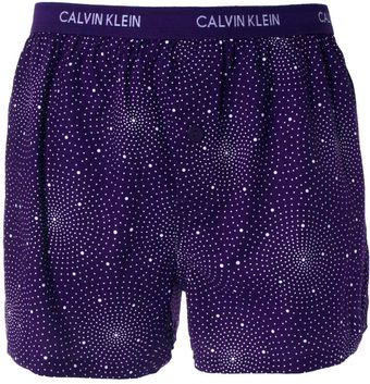 Calvin Klein Ripple Woven Slim Fit Boxers - Lyst