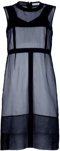 Celine Monochrome Dress - Lyst