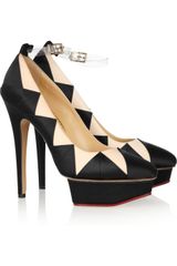 Charlotte Olympia Origami Special Satin Pumps