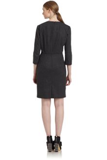 Costume National Ruffled Sheath Dress - Lyst
