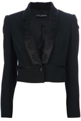 Dolce & Gabbana Embellished Cropped Blazer
