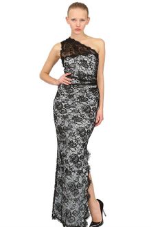 Emilio Pucci Lace Long Dress - Lyst