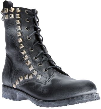 Frye Rogan Biker Boots - Lyst