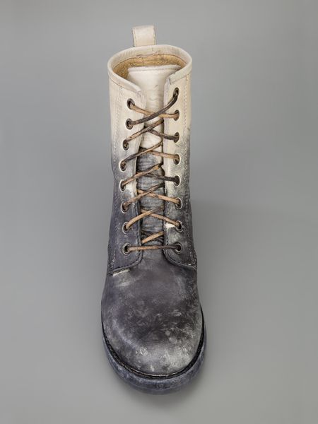 Frye Veronica Combat Boot in Black | Lyst