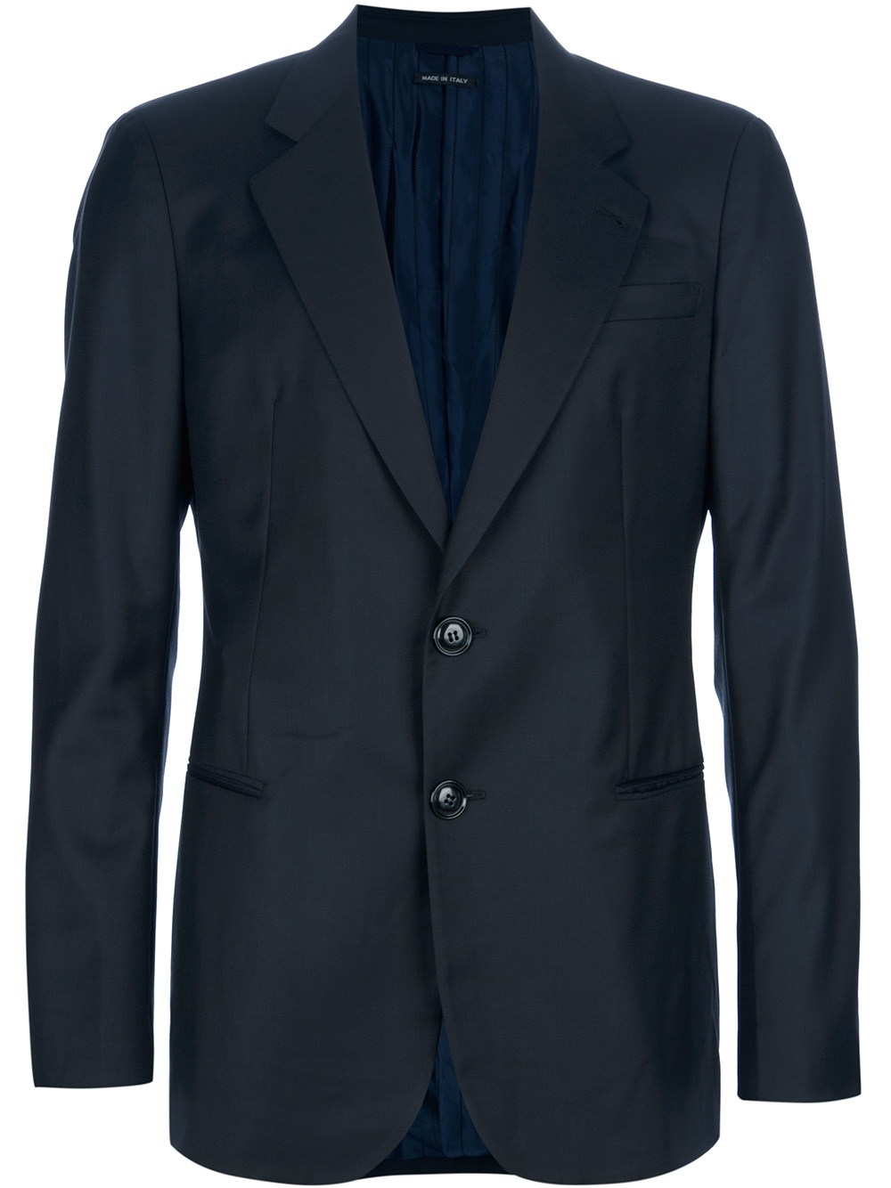 armani suit navy blue
