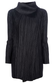 Issey Miyake Crepe Jacket - Lyst