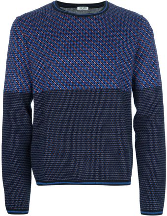 Kenzo Printed Sweater - Lyst