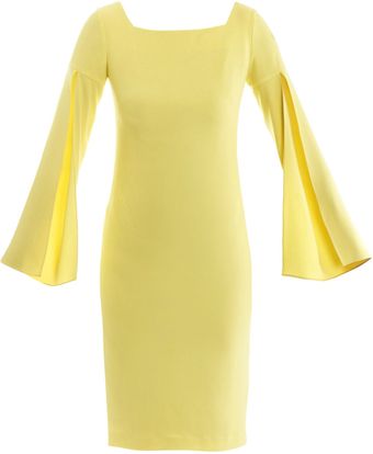Osman Yousefzada Splitsleeve Crepe Dress - Lyst