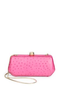 Rebecca Minkoff Fling Ostrich Embossed Minaudiere - Lyst