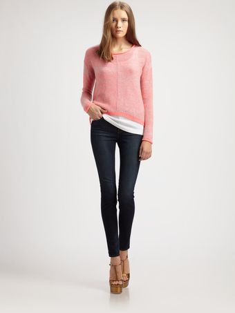 Rebecca Taylor Space Dyed Sweater - Lyst