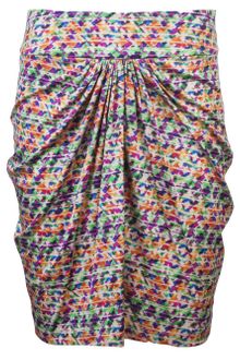 Saloni Twist Skirt - Lyst