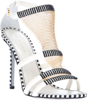 Sergio Rossi Chain Mail Sandal - Lyst