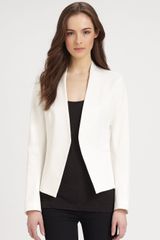  Cropped Open Front Blazer