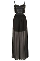 Topshop Studded Bralet Dress 
