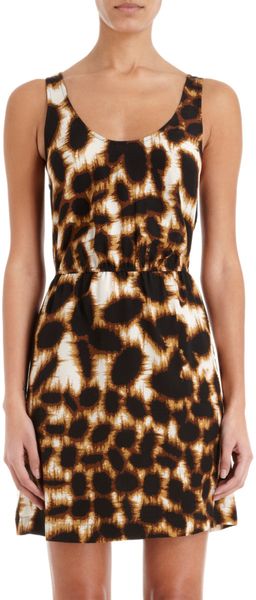 Twelfth Street by Cynthia Vincent Leopard Tank Dress - Lyst