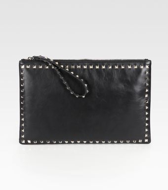 Valentino Rockstud Clutch - Lyst