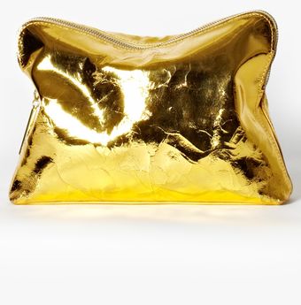 3.1 Phillip Lim 31 Minute Crinkled Metallic Medium Clutch - Lyst