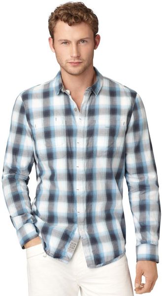 Calvin Klein Jeans Plaid Shirt - Lyst