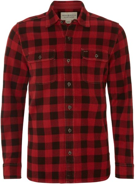ralph lauren denim long sleeve shirt