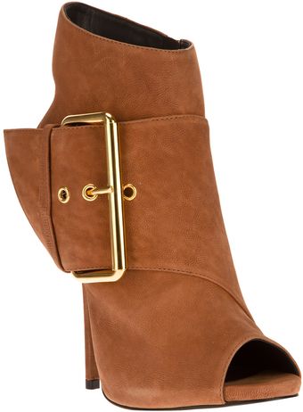 Giuseppe Zanotti Open Toe Buckle Boot - Lyst