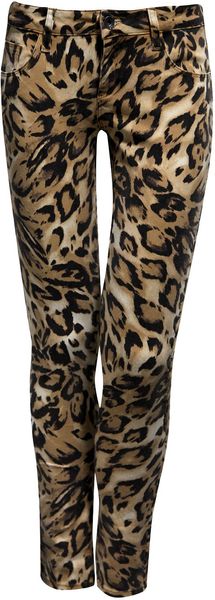 Jane Norman Leopard Print Skinny Jeans - Lyst