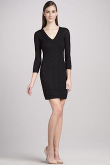 M Missoni Tonal Zig-zag Dress - Lyst