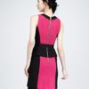 Milly Olivia Belted Dress Fuchsia in Pink (fuchsia) - Lyst