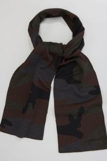 Prada Lana Camo Scarf - Lyst