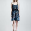 Proenza Schouler Inted Silk Cami Dress in Blue (pool collage prt) - Lyst