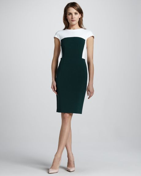 Theory New Recovery Twotone Dress in Black (julep.f25) - Lyst