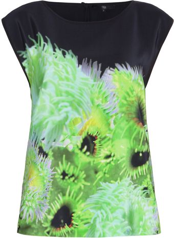 Tibi Silk Tank Top - Lyst
