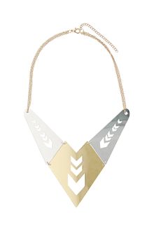 Topshop Geo Cut Out Perspex Collar - Lyst