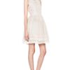 Valentino Chomomile Embroidered Organza Dress in Ivory in White (ivory) - Lyst