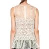 Valentino Four Leaf Clover Lace Top  in Beige (ivory) - Lyst