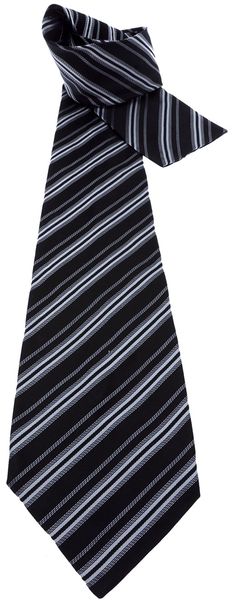 Yohji Yamamoto Striped Tie - Lyst