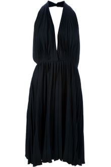 Yves Saint Laurent Vintage Sleeveless Pleated Dress - Lyst