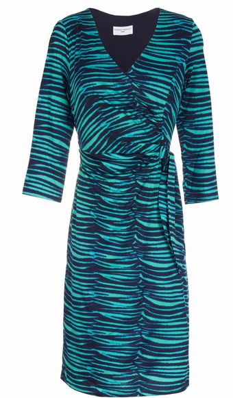 Almost Famous Tiger Print Day Dress - Lyst