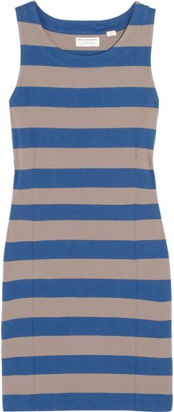 Chinti And Parker Striped Organic Cotton-Jersey Dress - Lyst