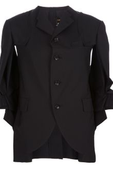 Comme Des Garçons Buttoned Jacket - Lyst